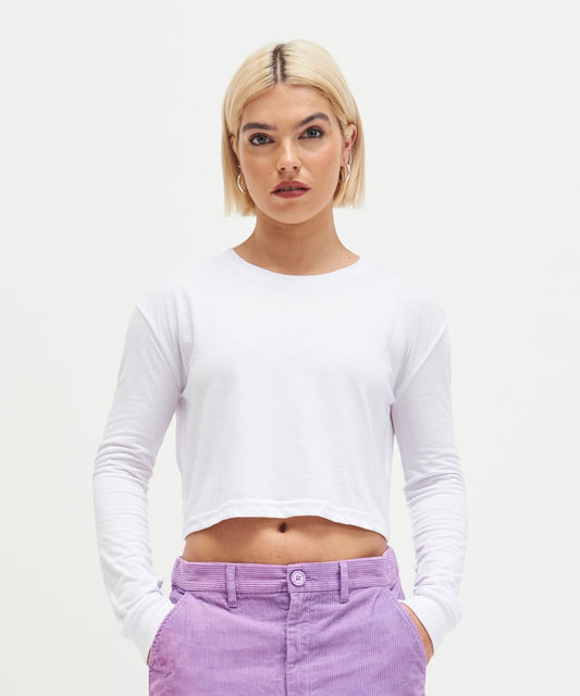 JT016 Women's long sleeve cropped T