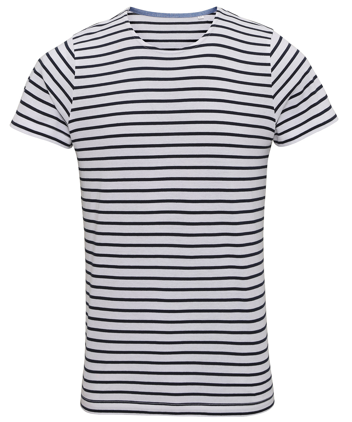White/Navy - Men's Marinière coastal short sleeve tee