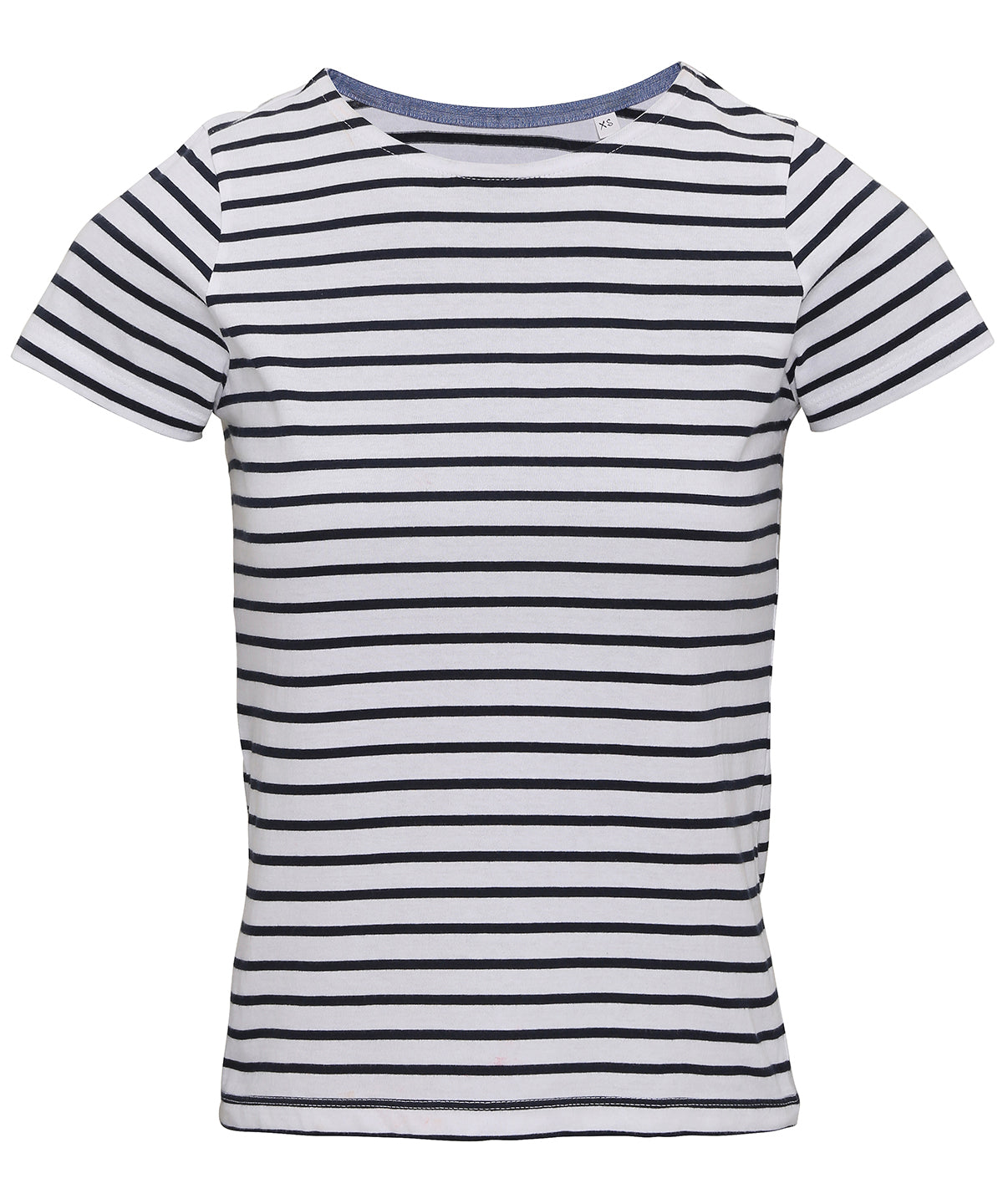 White/Navy - Women's Marinière coastal short sleeve tee