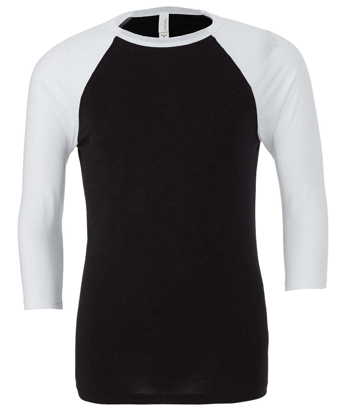 BE100 - Unisex triblend ¾ sleeve baseball t-shirt