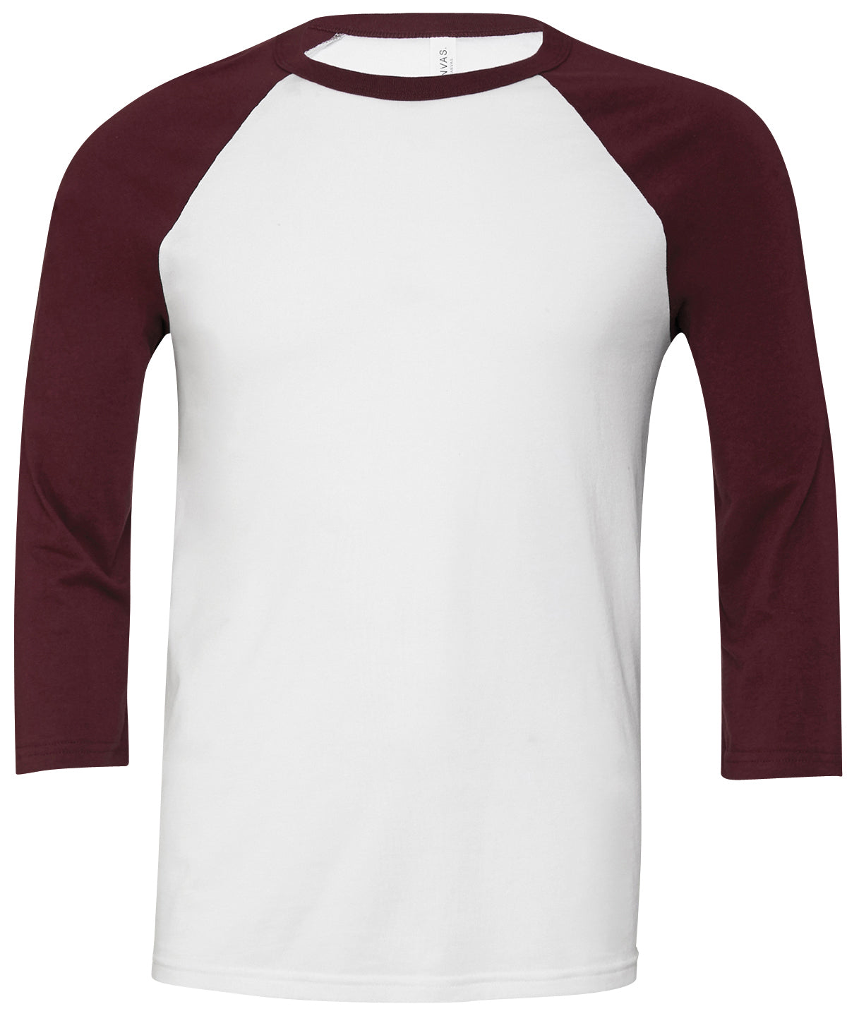 BE100 - Unisex triblend ¾ sleeve baseball t-shirt
