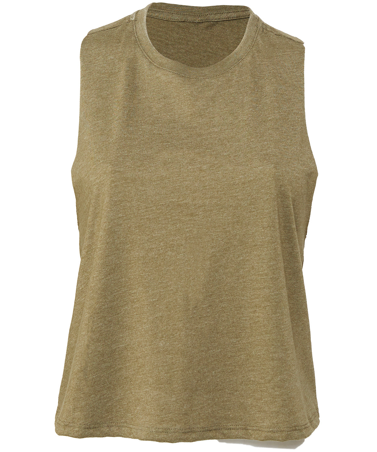 BE127 - Women's racerback cropped tank