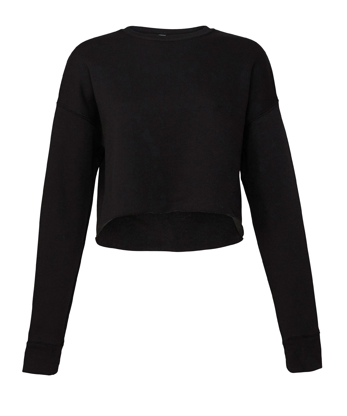 BE221 Women's cropped crew fleece