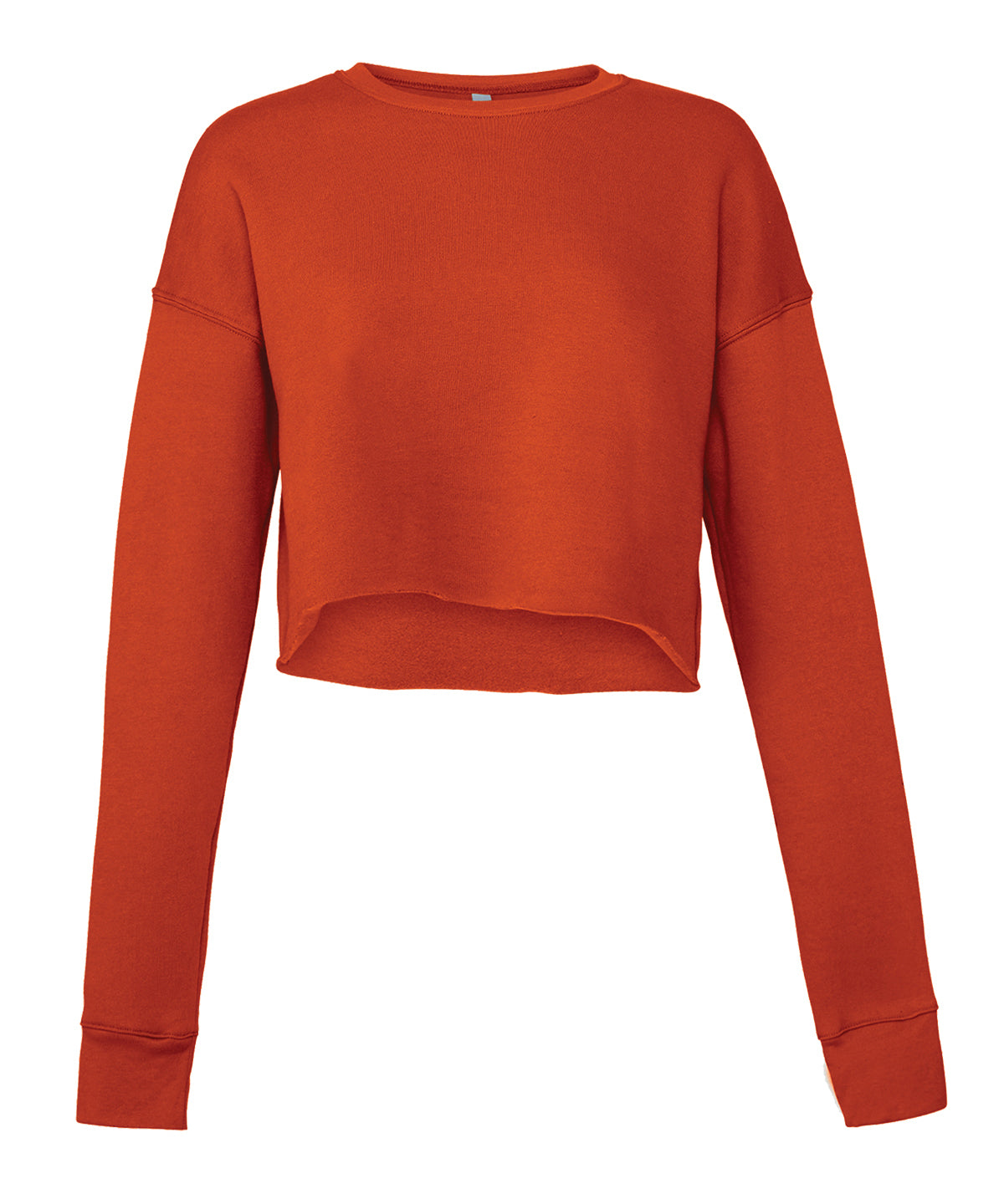 BE221 Women's cropped crew fleece