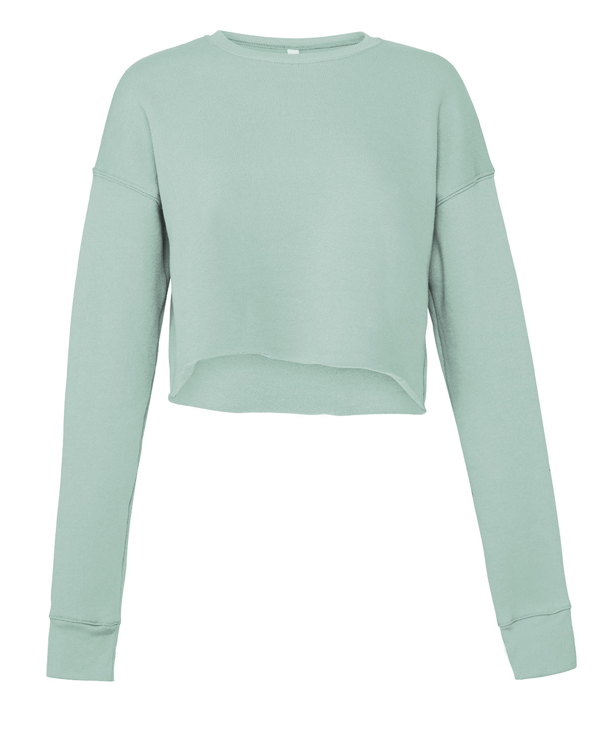 BE221 Women's cropped crew fleece