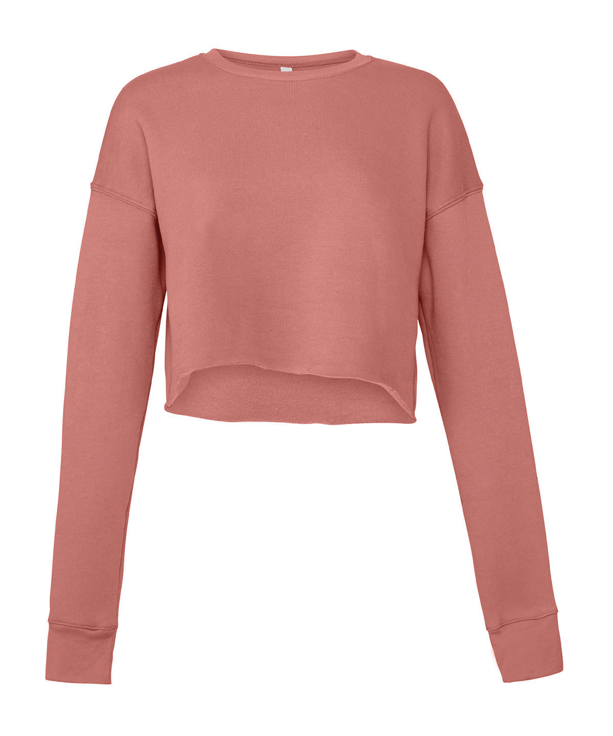 BE221 Women's cropped crew fleece