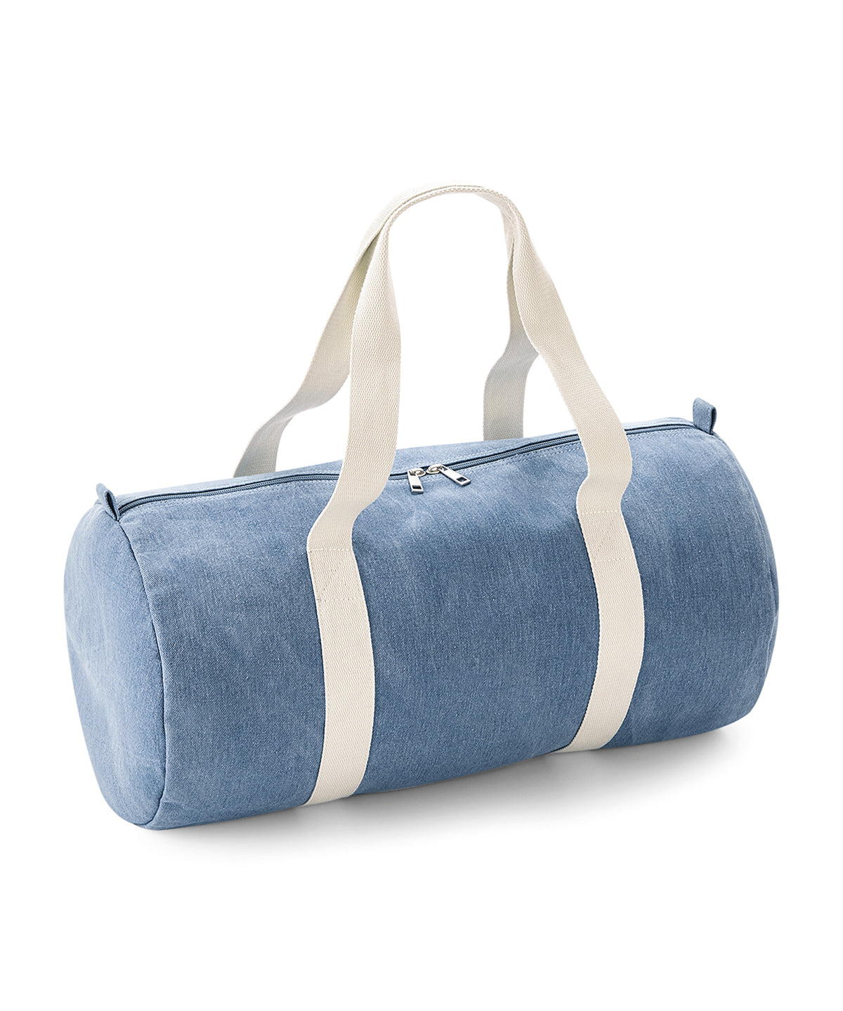 BG646 Denim barrel bag