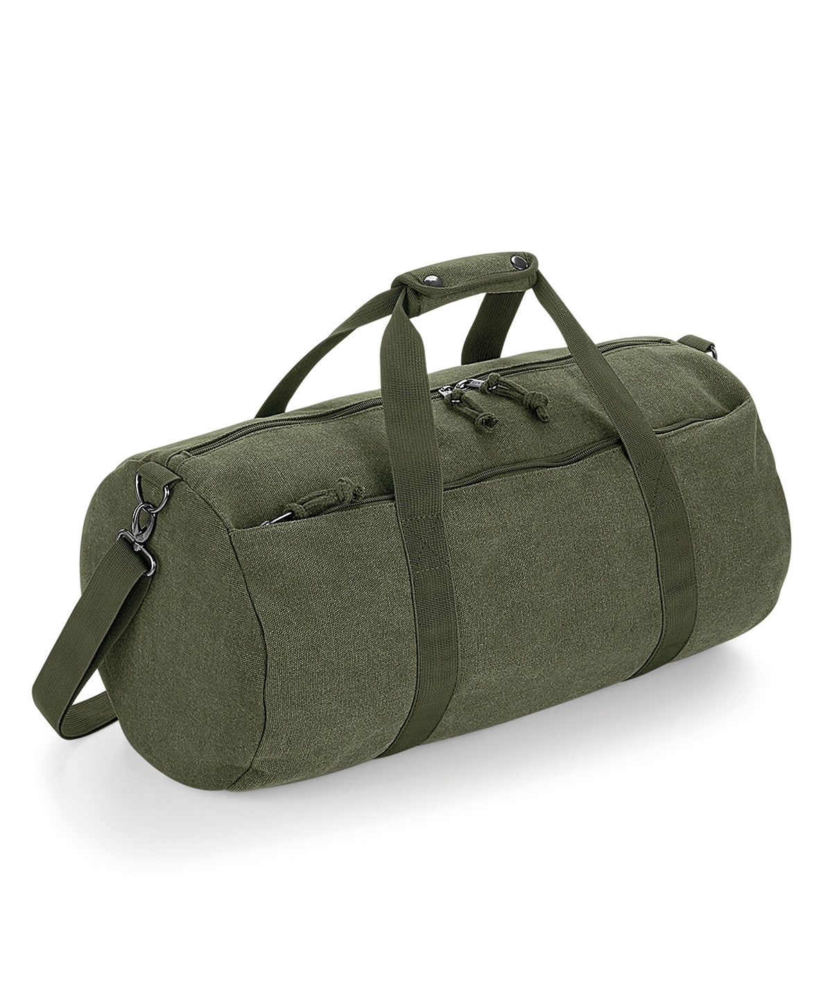 BG655 Vintage canvas barrel bag