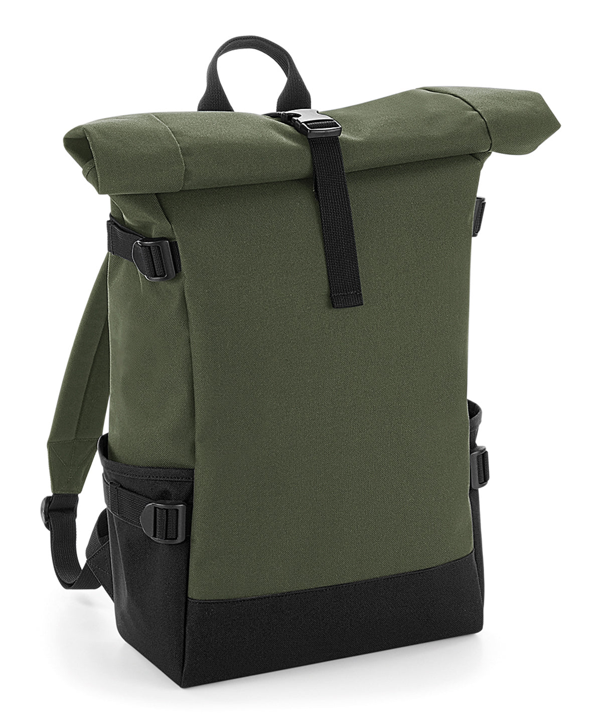 BG858 Block roll-top backpack