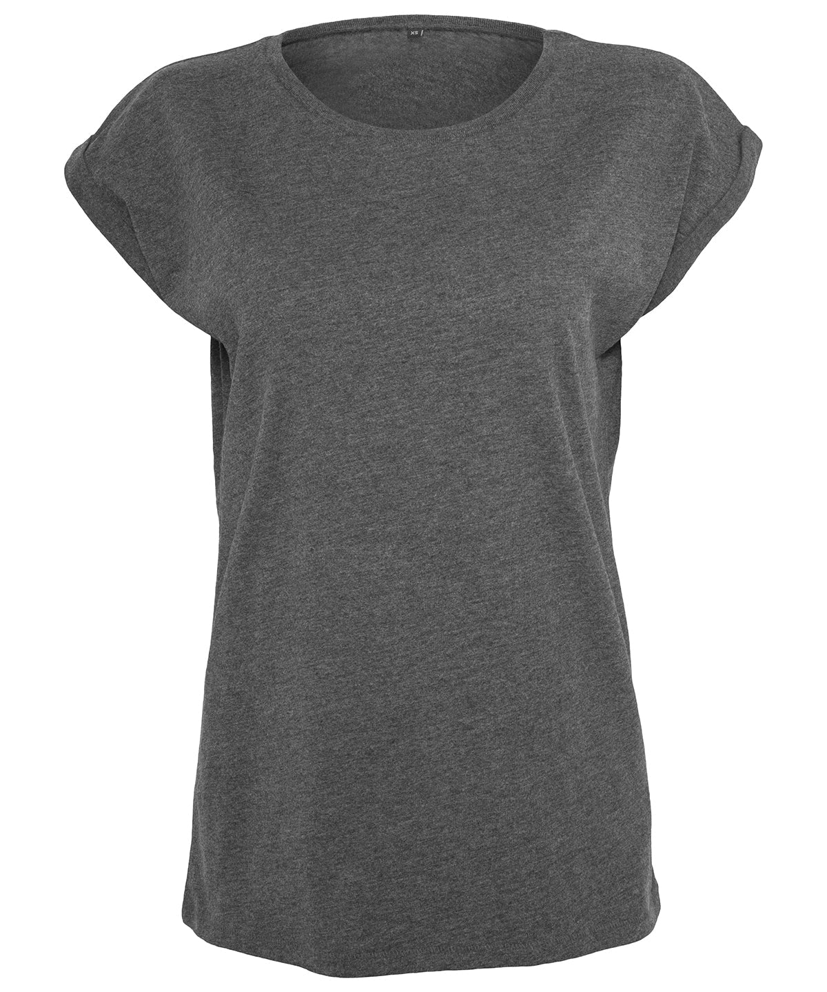 BY021  Women's extended shoulder tee