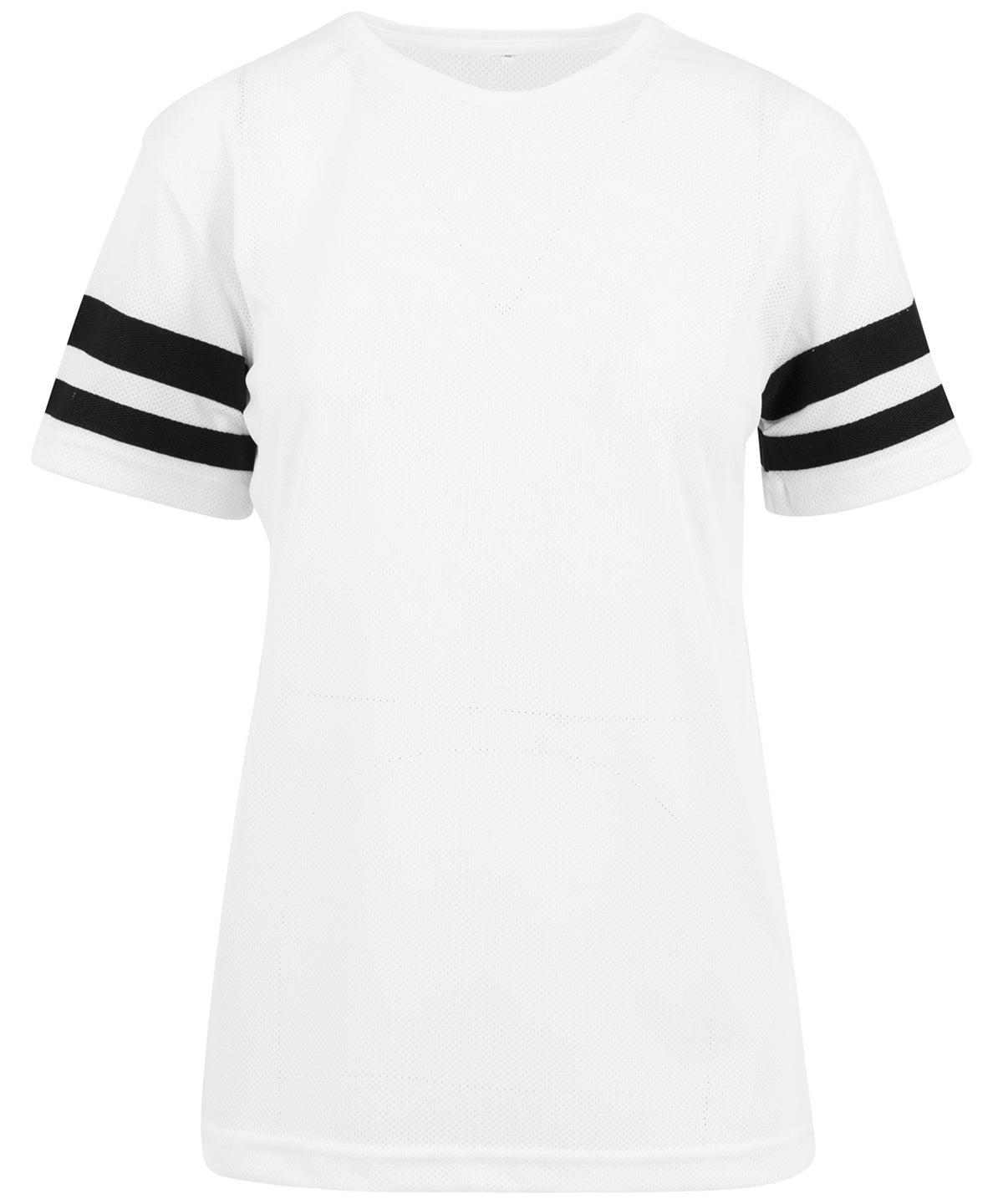 BY033 Women's mesh stripe tee