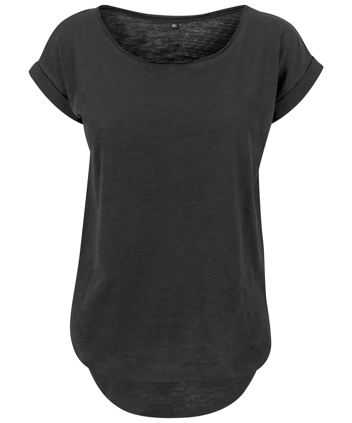 BY036  Women's long slub tee