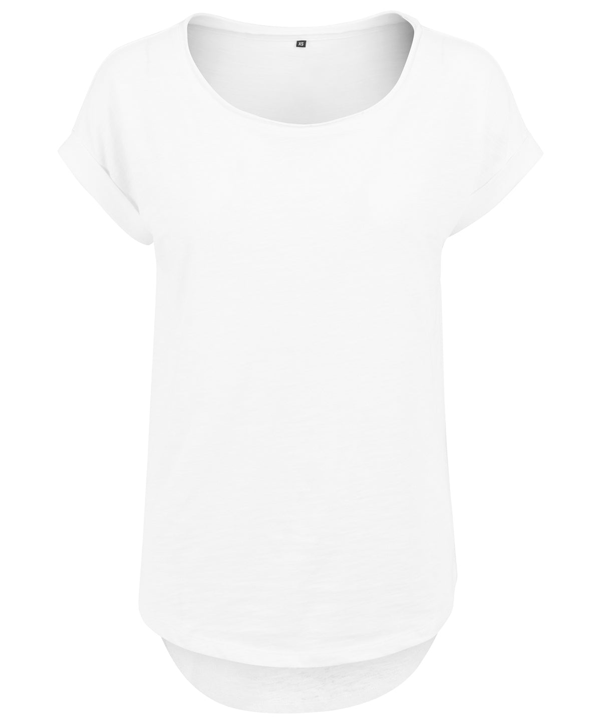 BY036  Women's long slub tee