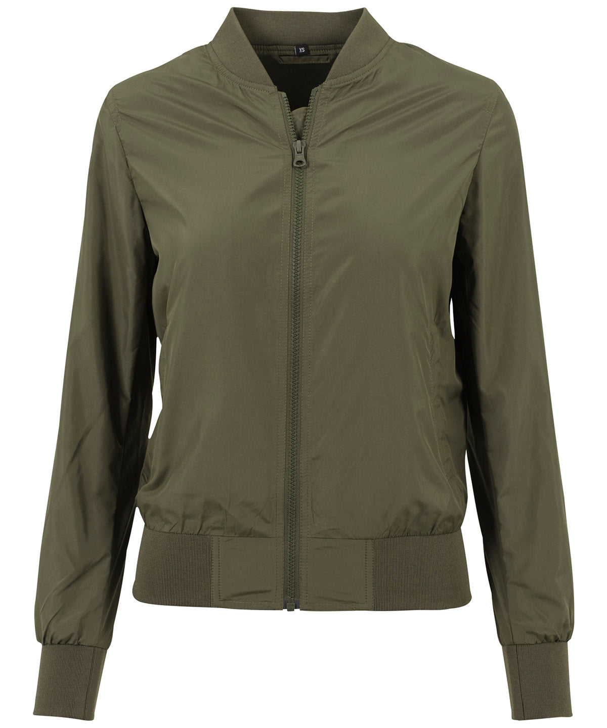 BY044 Women's nylon bomber jacket