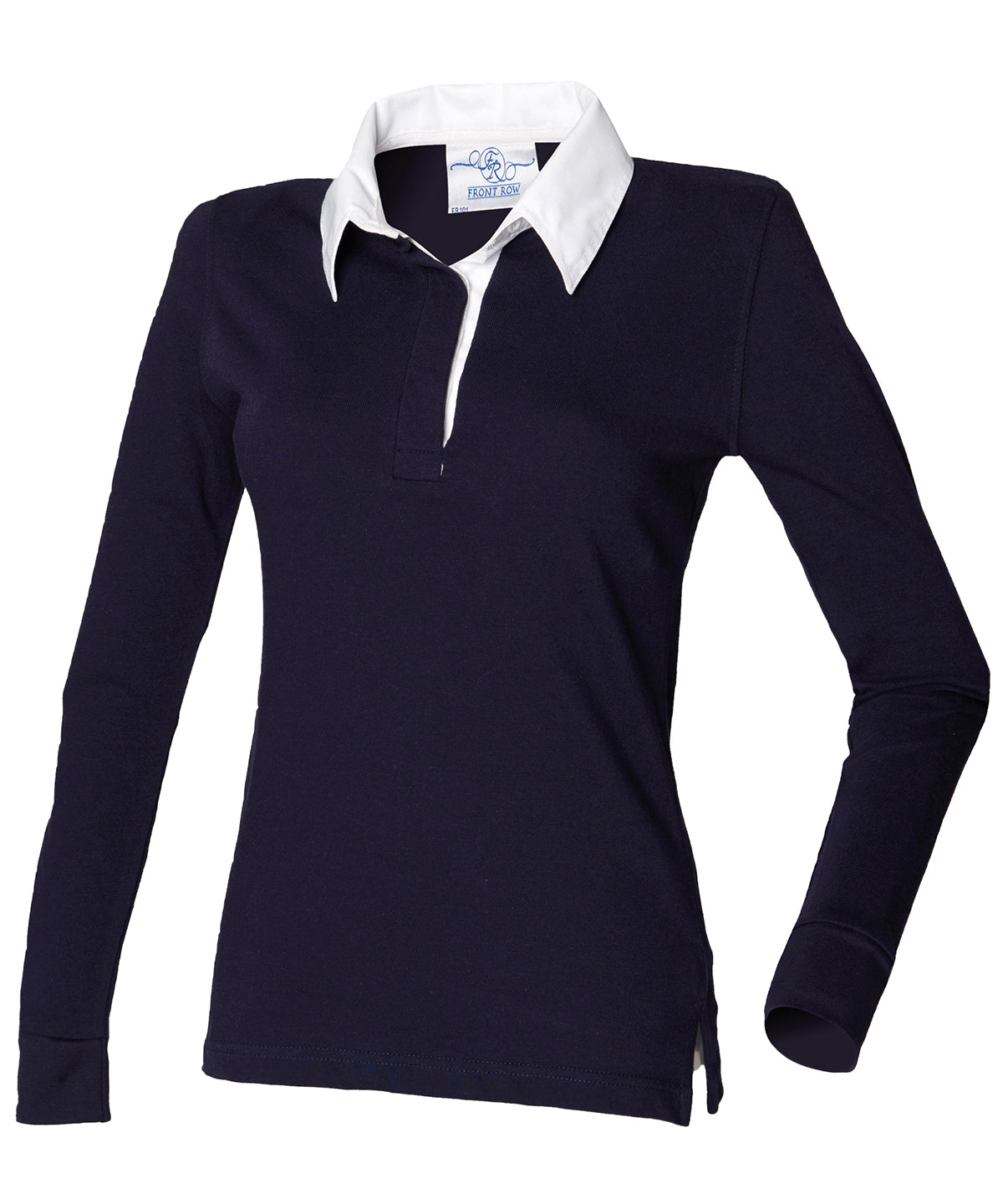 FR101 Women's long sleeve plain rugby shirt