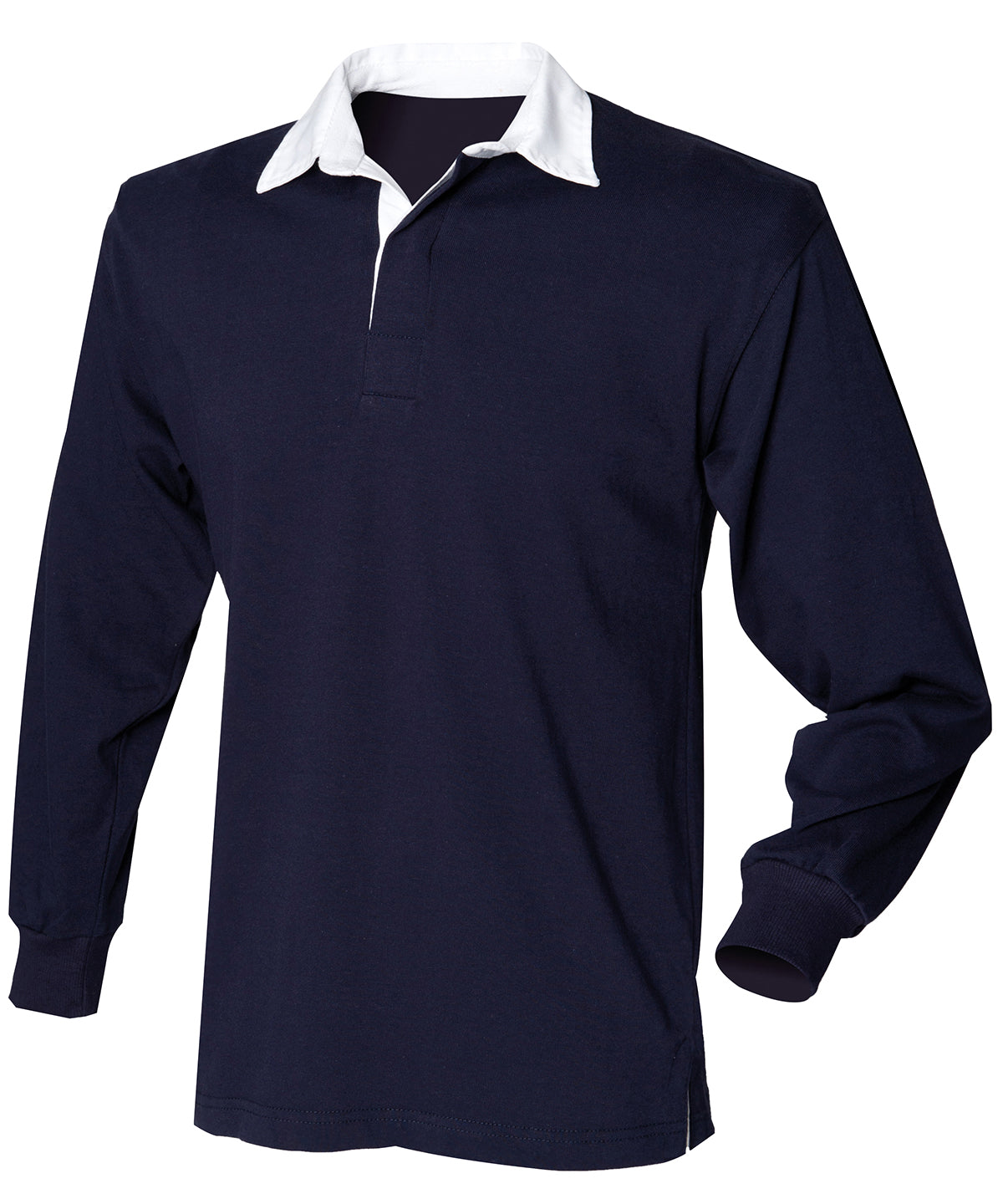FR109  Kids long sleeve plain rugby shirt