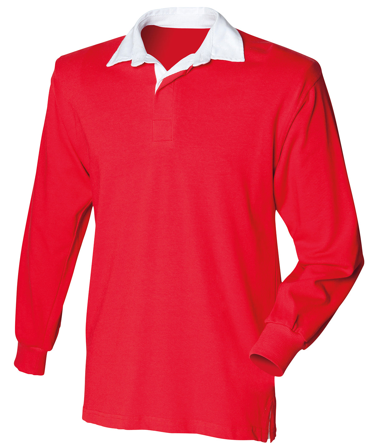 FR109  Kids long sleeve plain rugby shirt