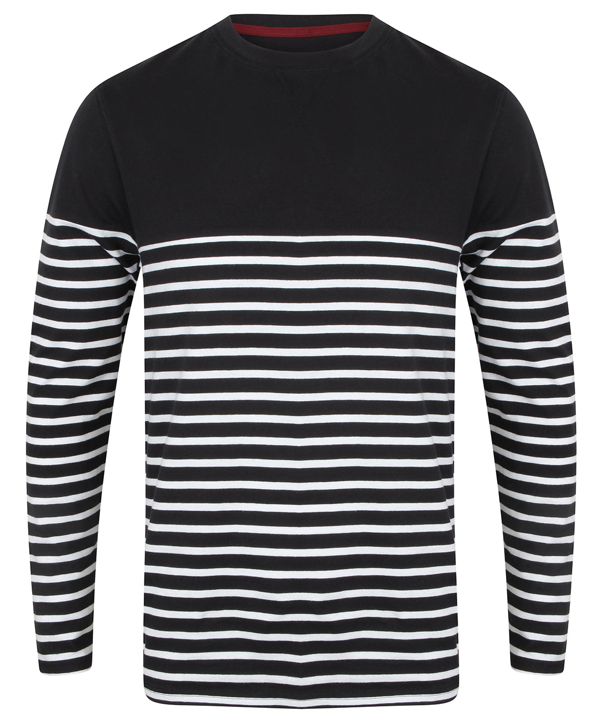 FR134 Long sleeve Breton striped T