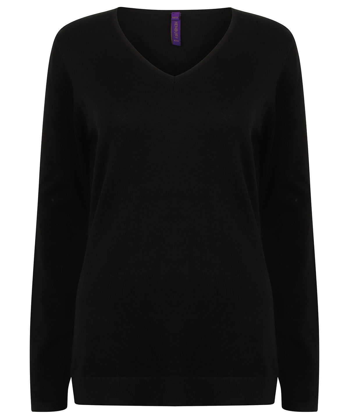 HB721 Women's 12 gauge v-neck jumper