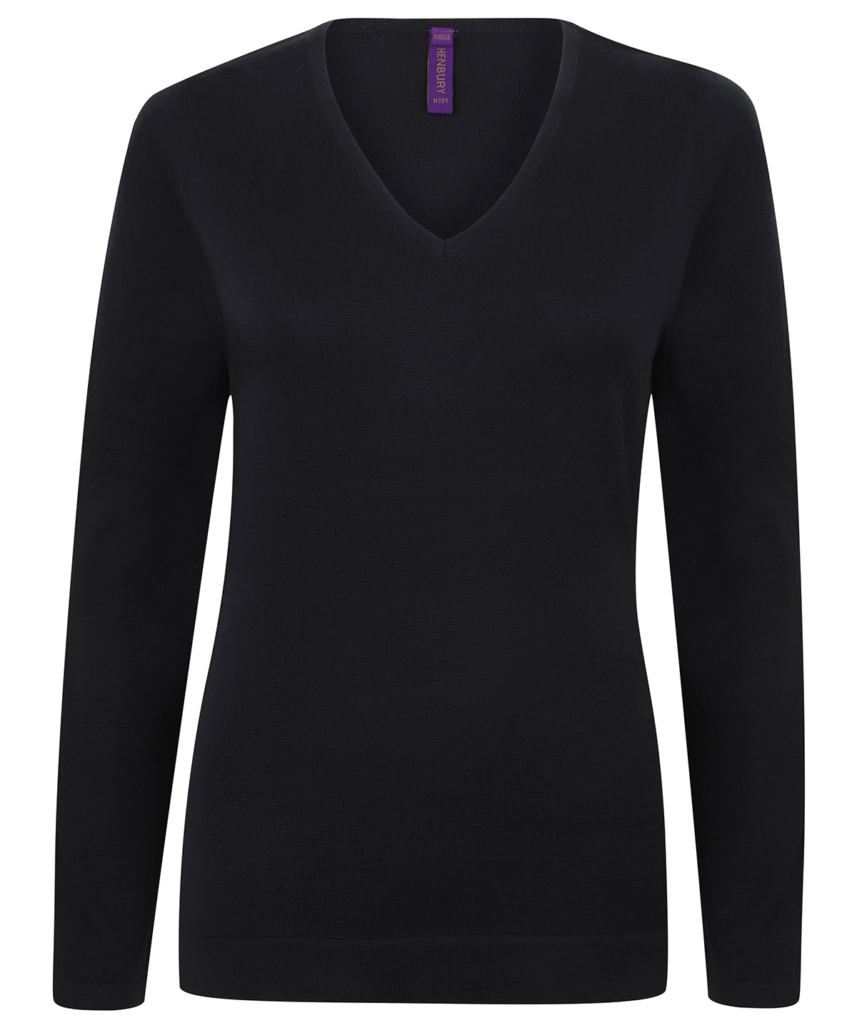 HB721 Women's 12 gauge v-neck jumper