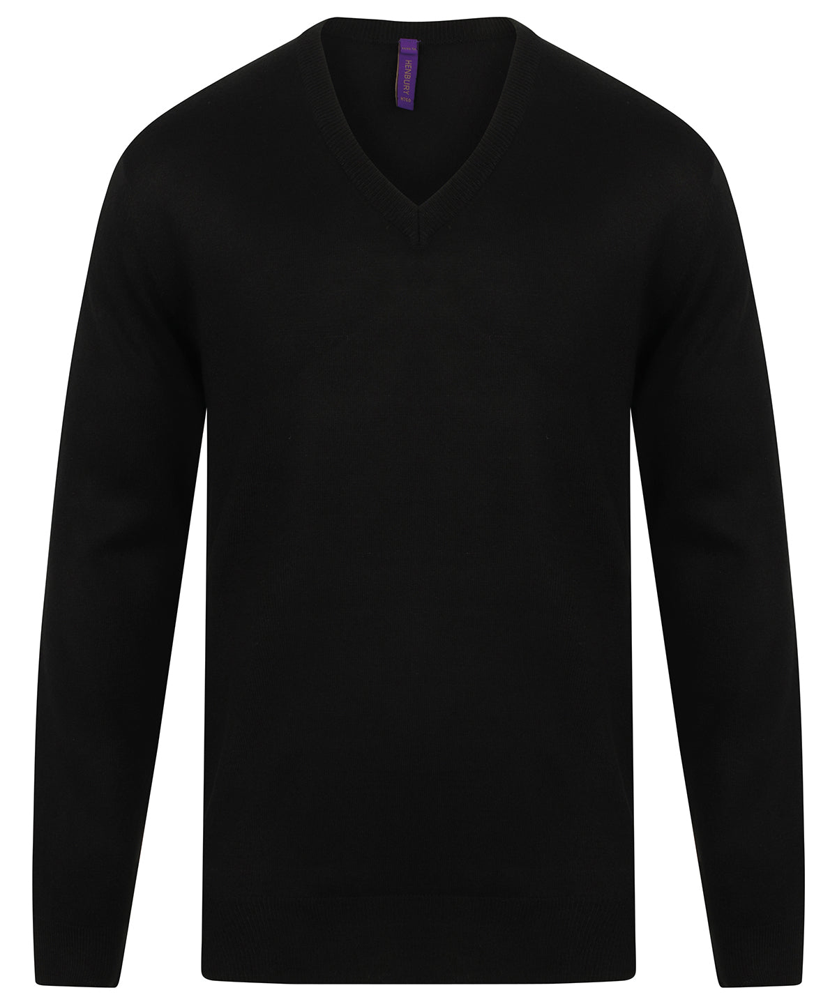 HB760 Cashmere touch acrylic v-neck jumper