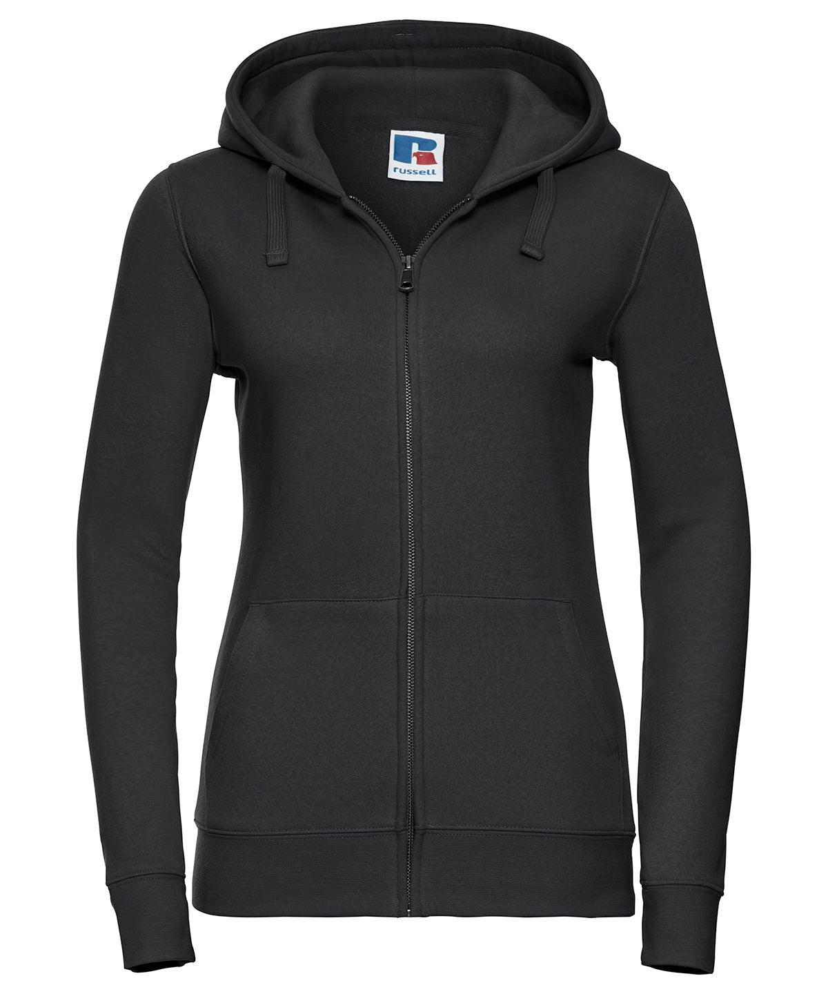 J266F Women's authentic zipped hooded sweatshirt