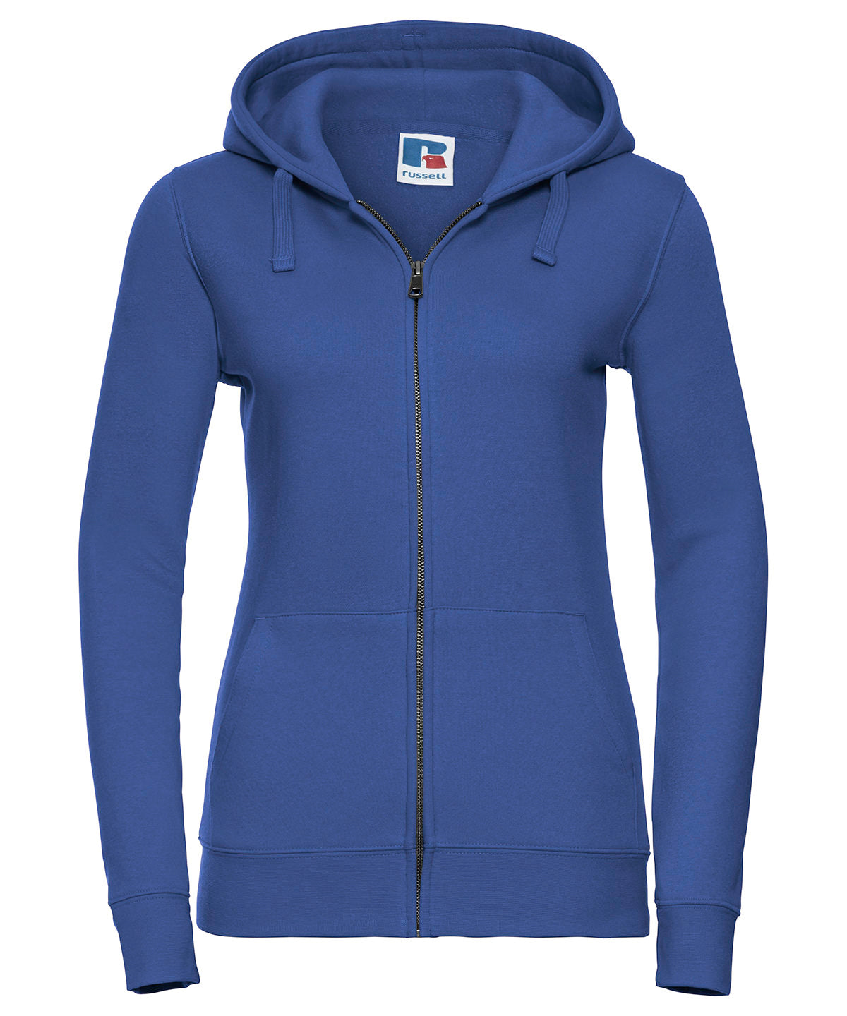 J266F Women's authentic zipped hooded sweatshirt