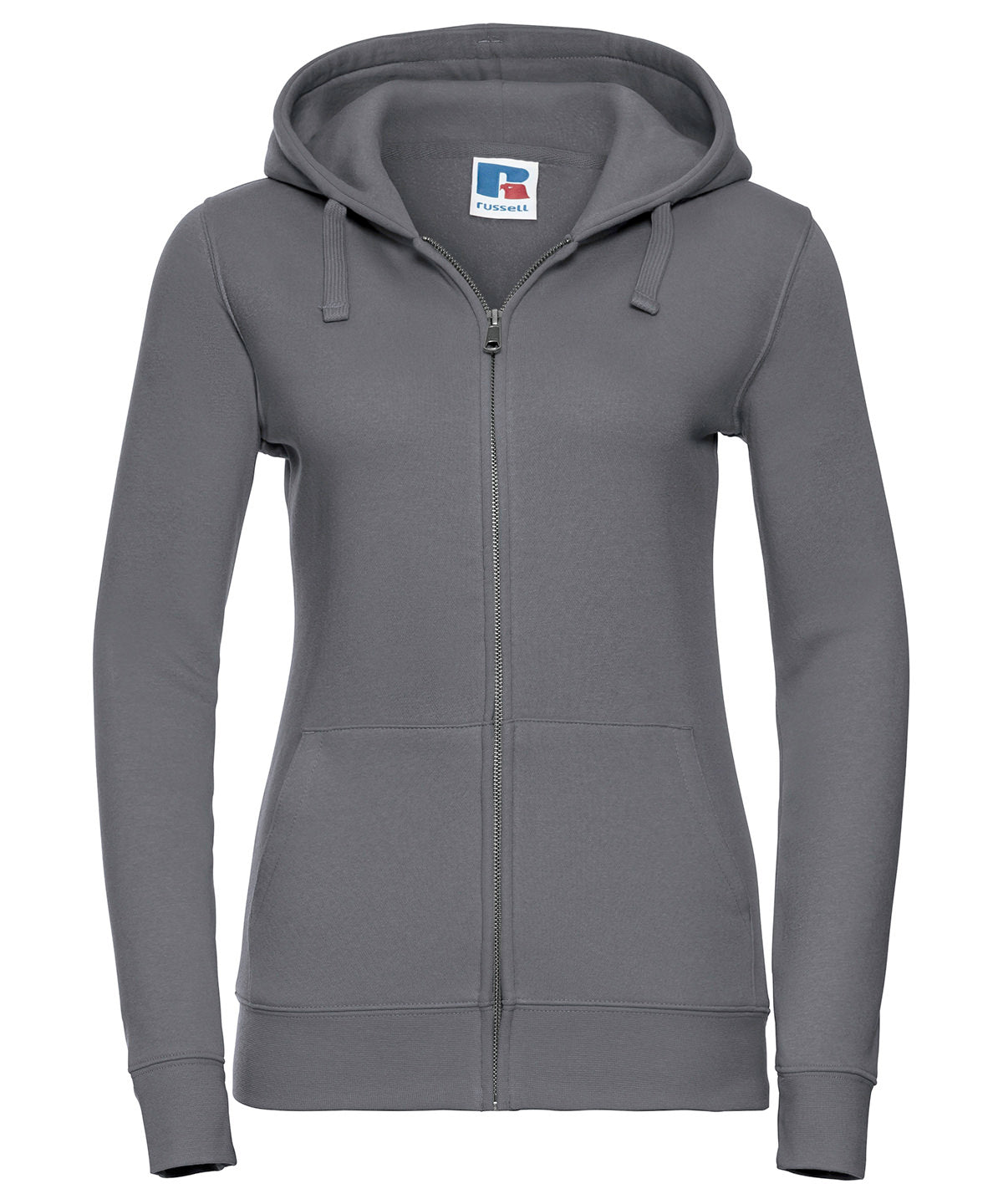 J266F Women's authentic zipped hooded sweatshirt