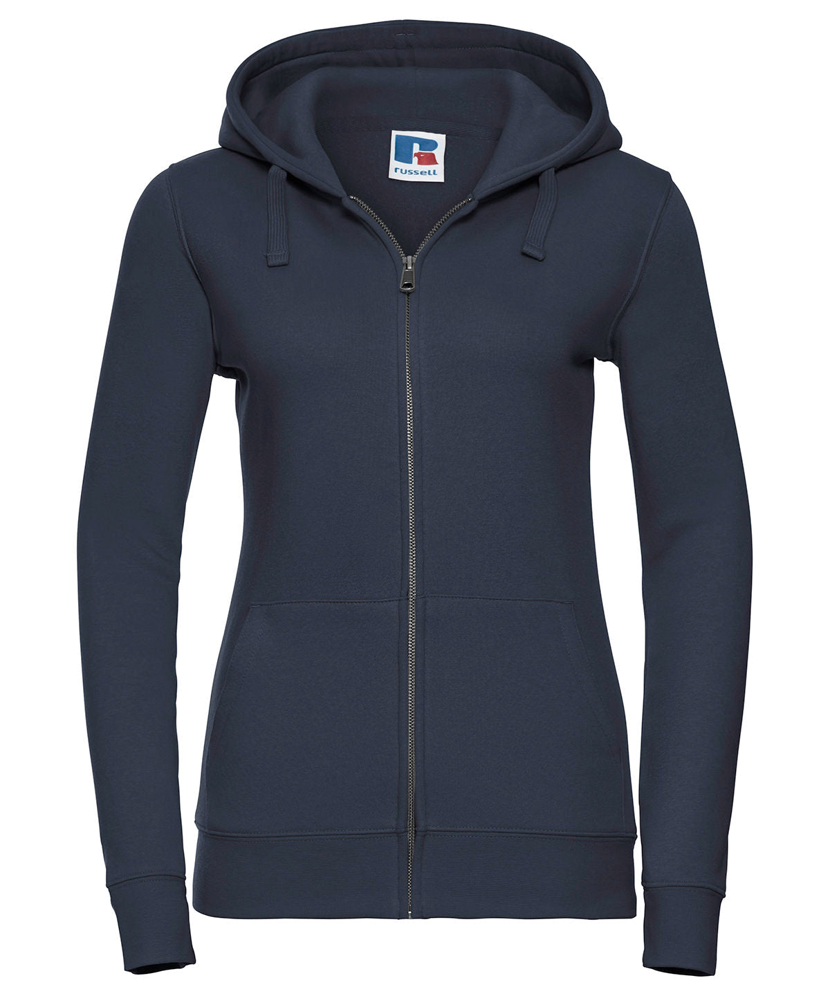 J266F Women's authentic zipped hooded sweatshirt