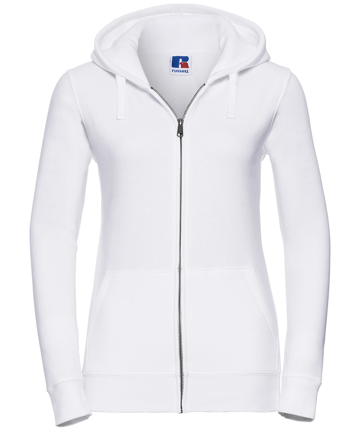 J266F Women's authentic zipped hooded sweatshirt