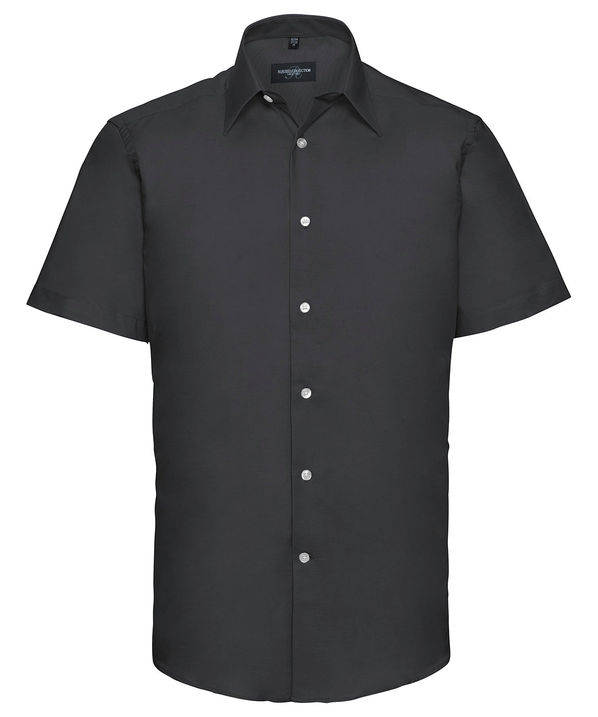 J923M Short sleeve easycare tailored Oxford shirt