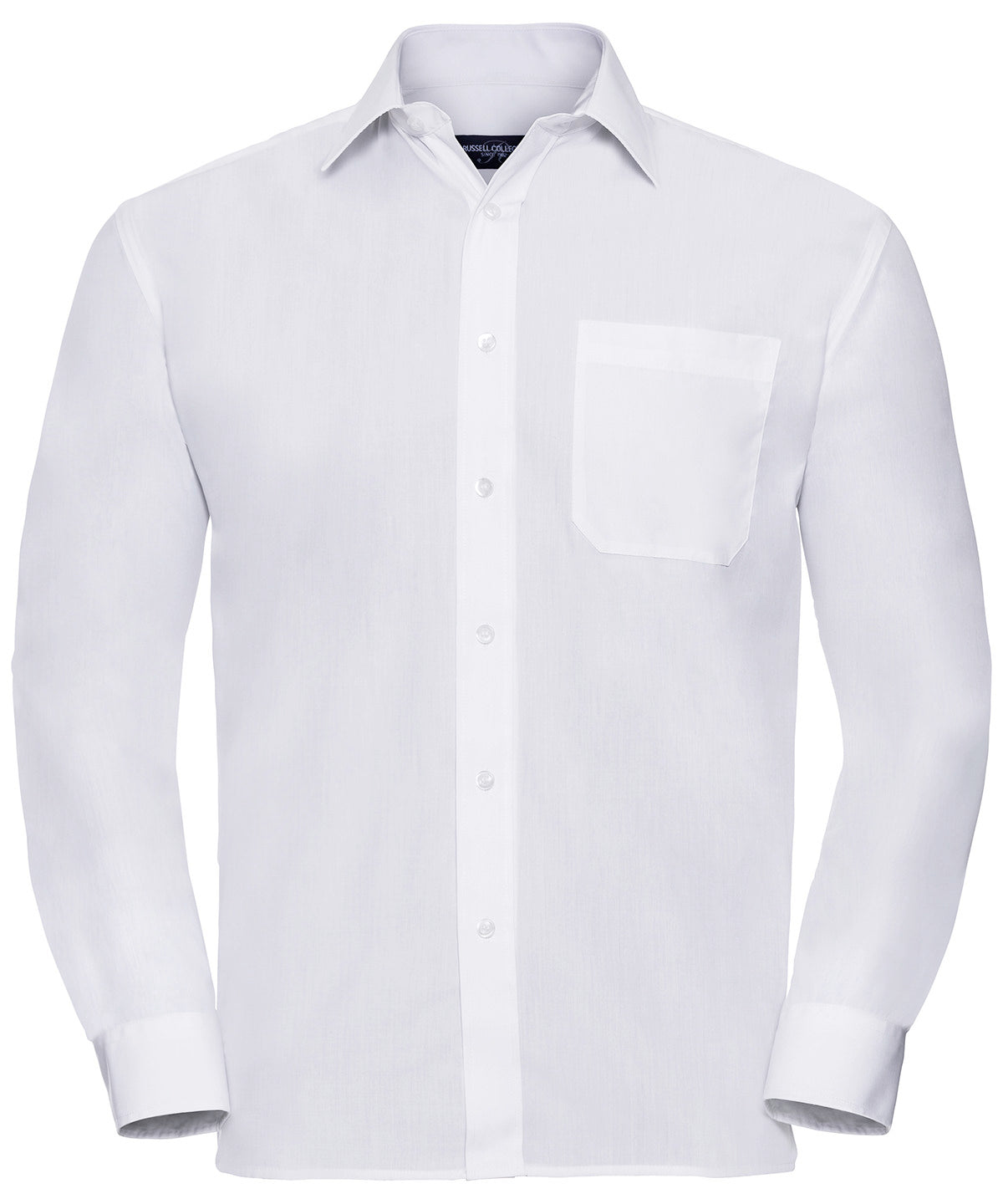 J934M Long sleeve polycotton easycare poplin shirt