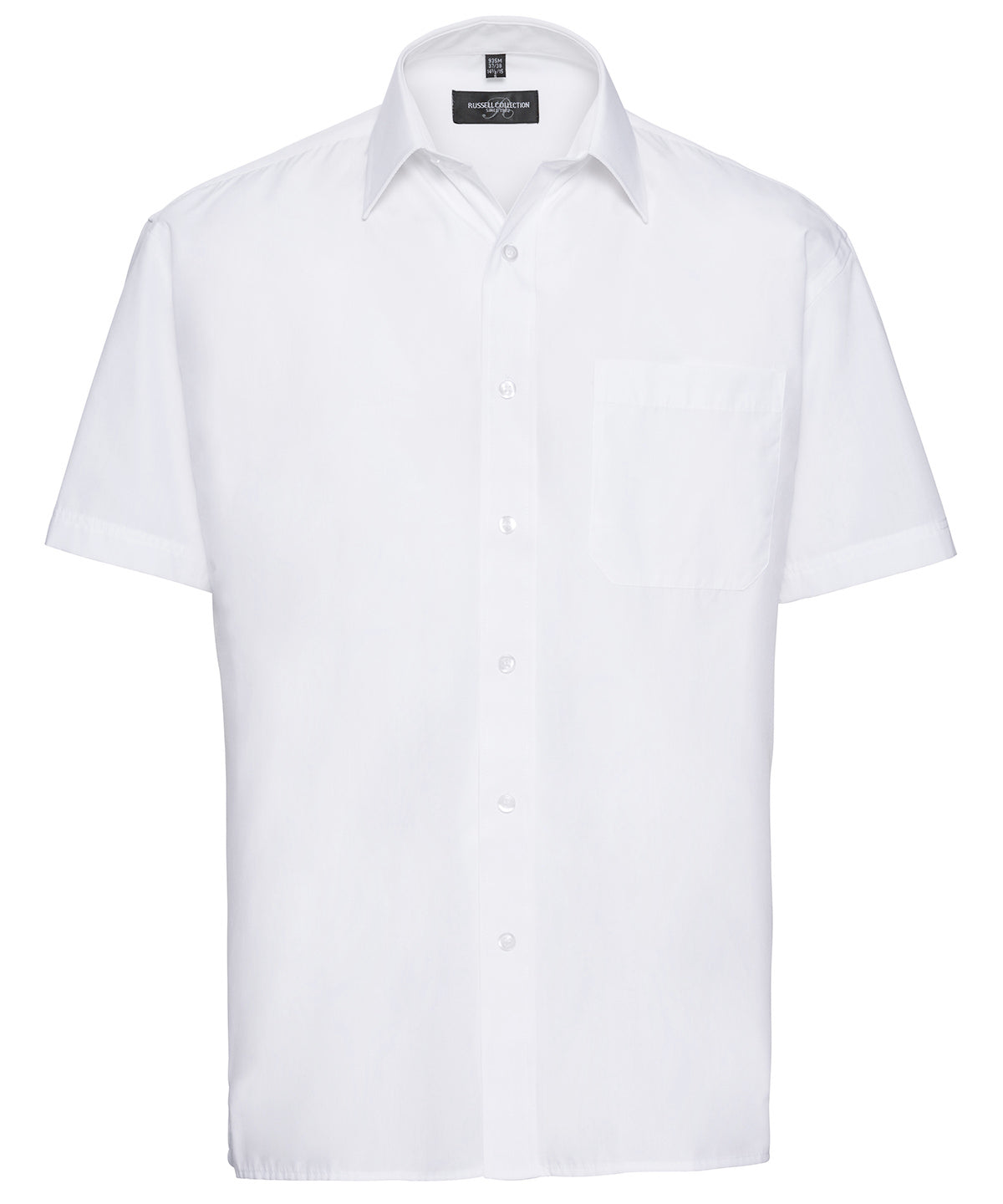 J935M Short sleeve polycotton easycare poplin shirt