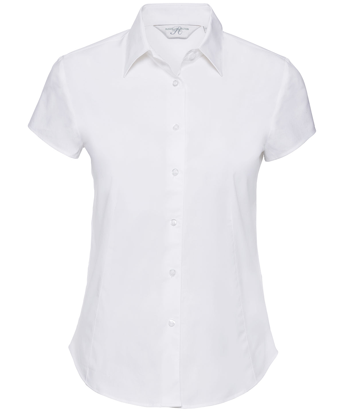 J947F  Women's short sleeve easycare fitted stretch shirt
