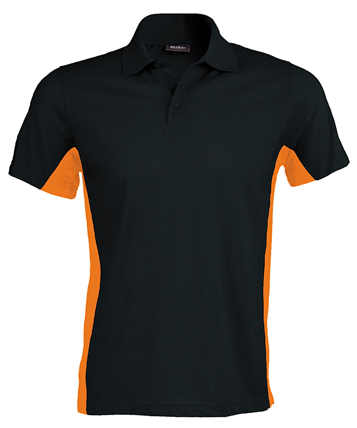 KB232 Flags short sleeve bi-colour polo shirt