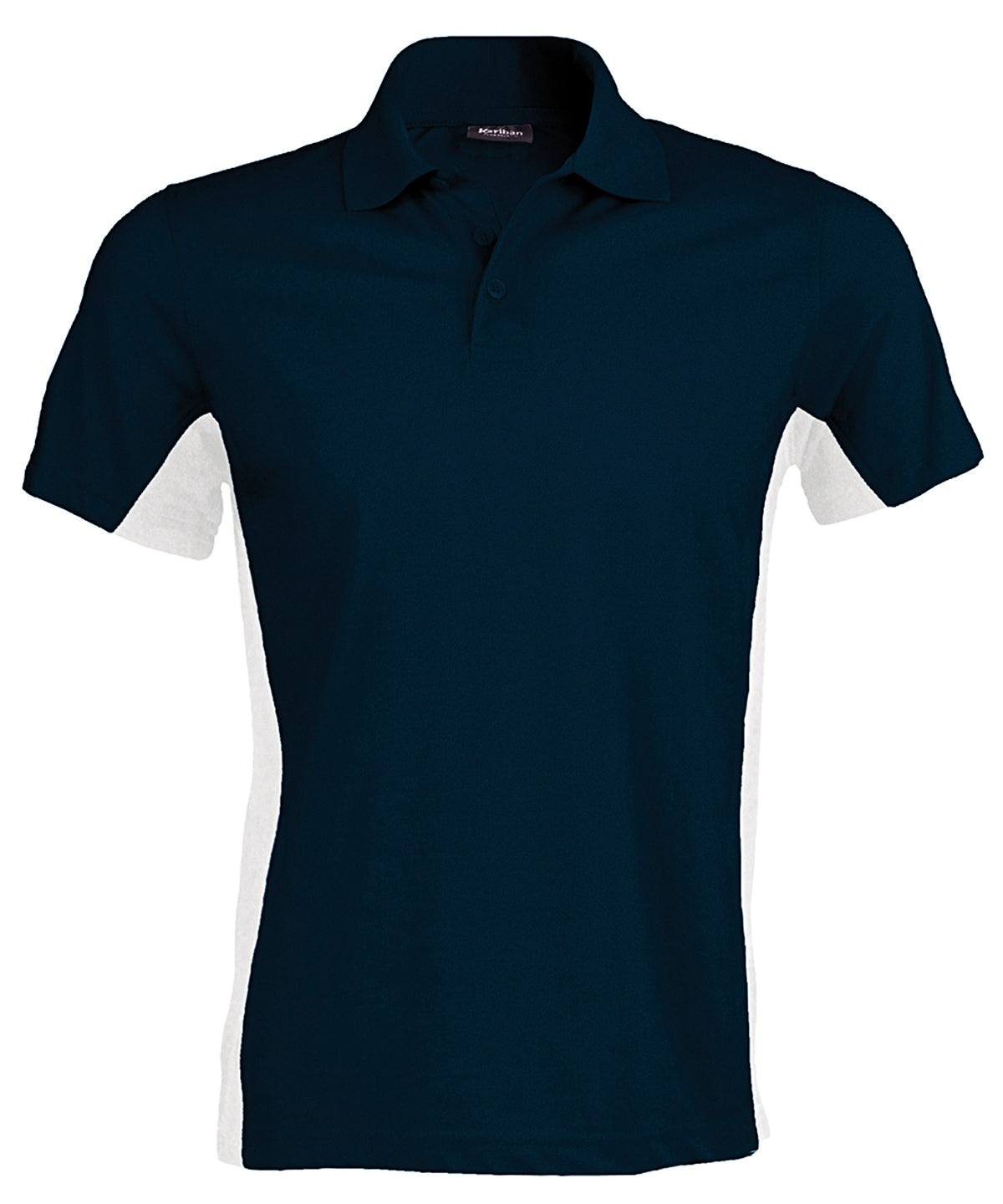 KB232 Flags short sleeve bi-colour polo shirt