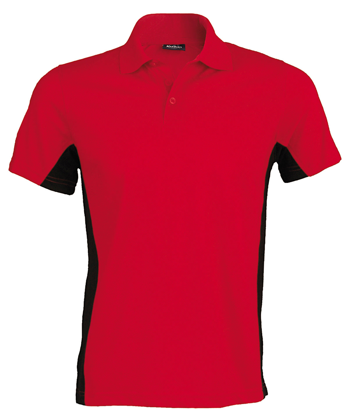 KB232 Flags short sleeve bi-colour polo shirt