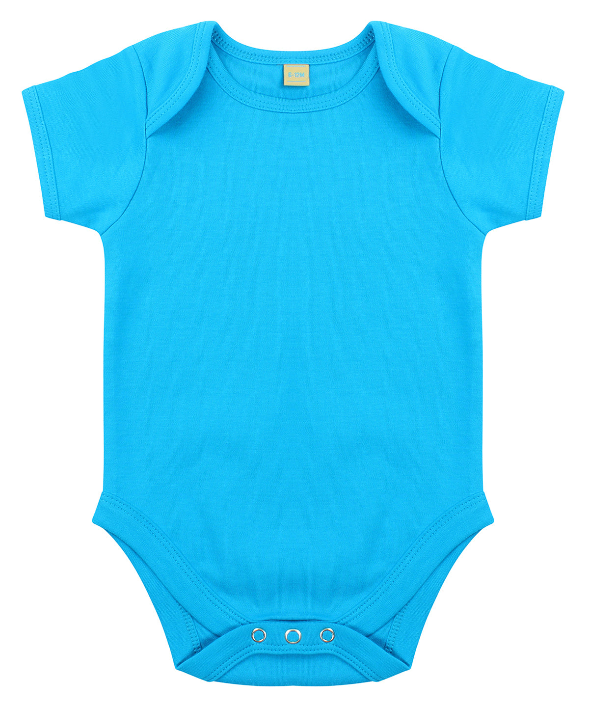 LW55T Short-sleeved bodysuit with envelope neck opening