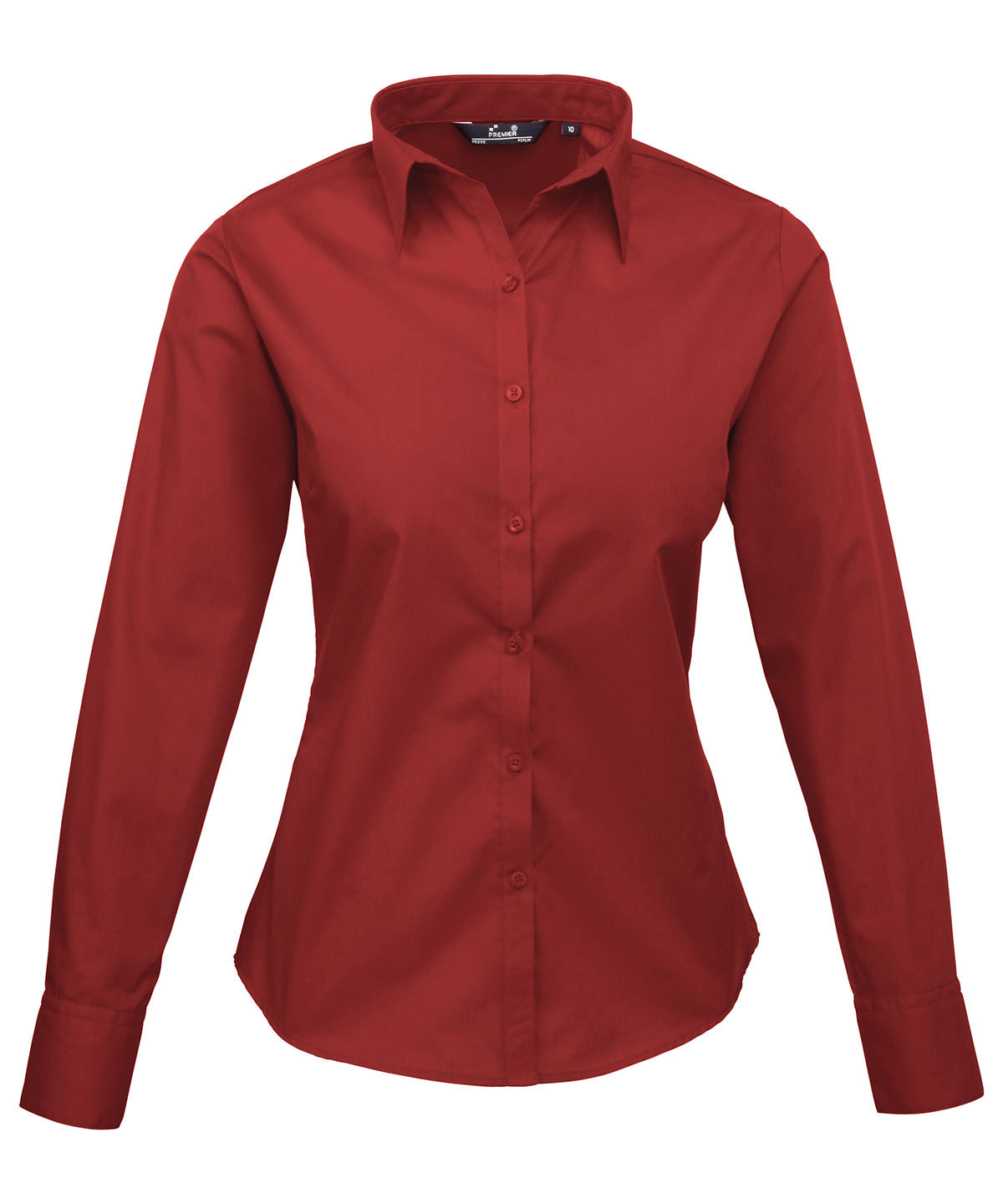 PR300 Women's poplin long sleeve blouse