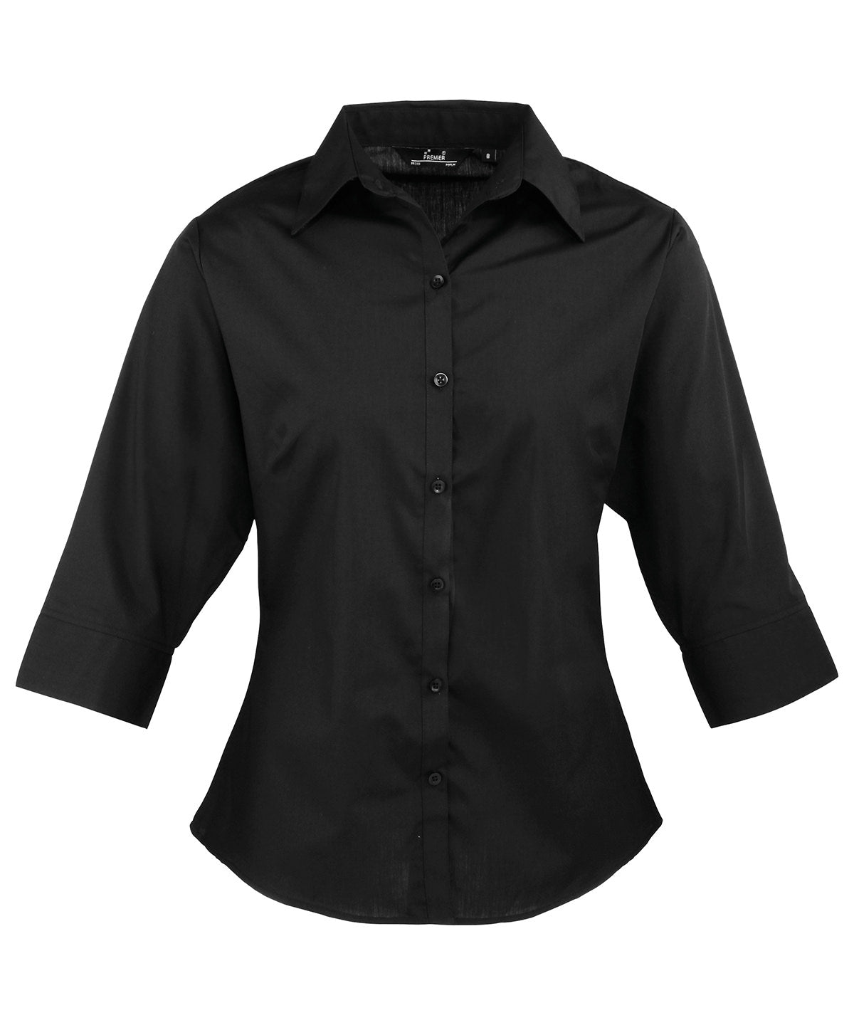 PR305 Women's ¾ sleeve poplin blouse