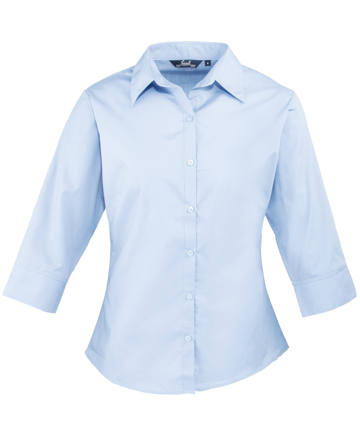PR305 Women's ¾ sleeve poplin blouse