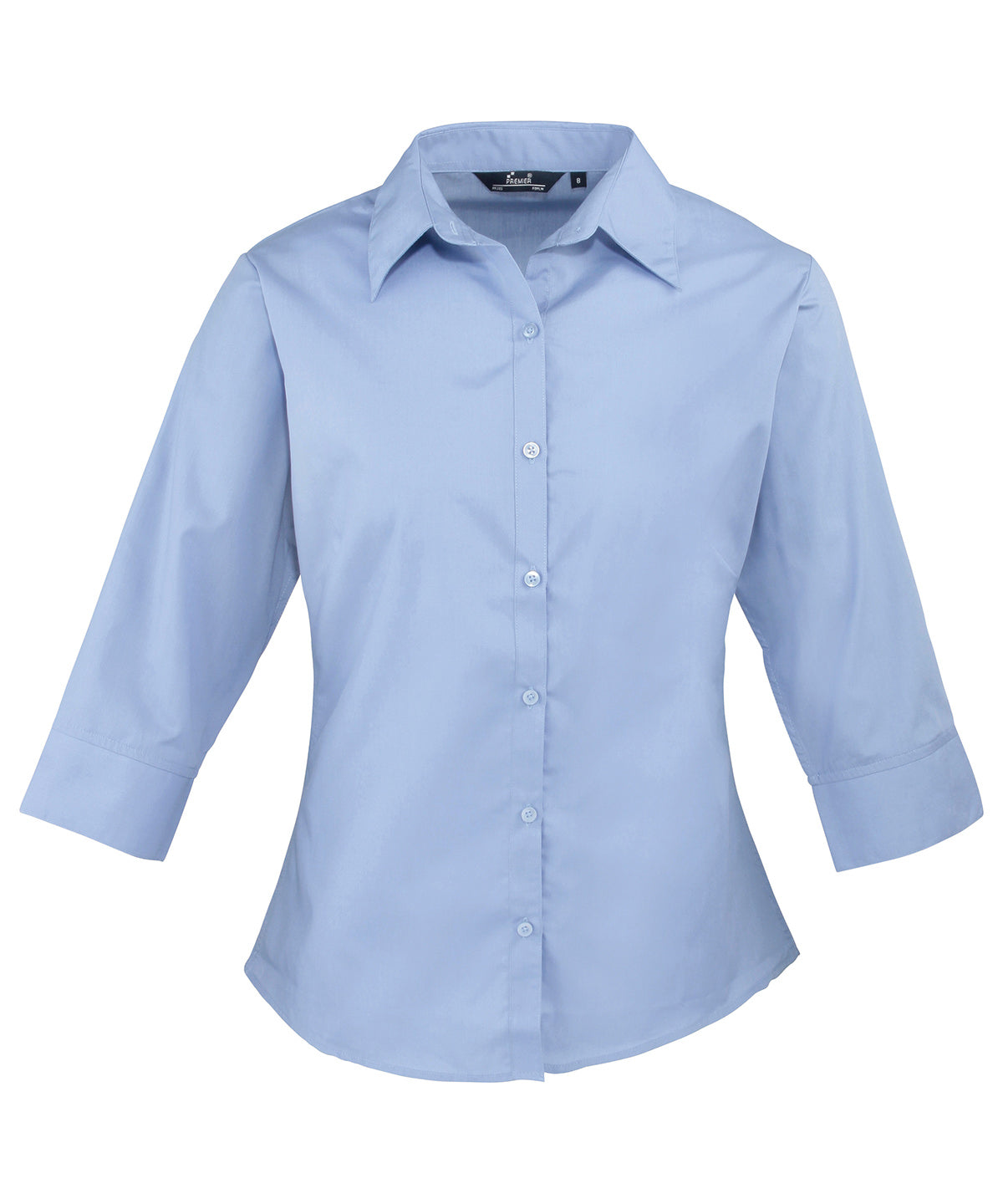 PR305 Women's ¾ sleeve poplin blouse