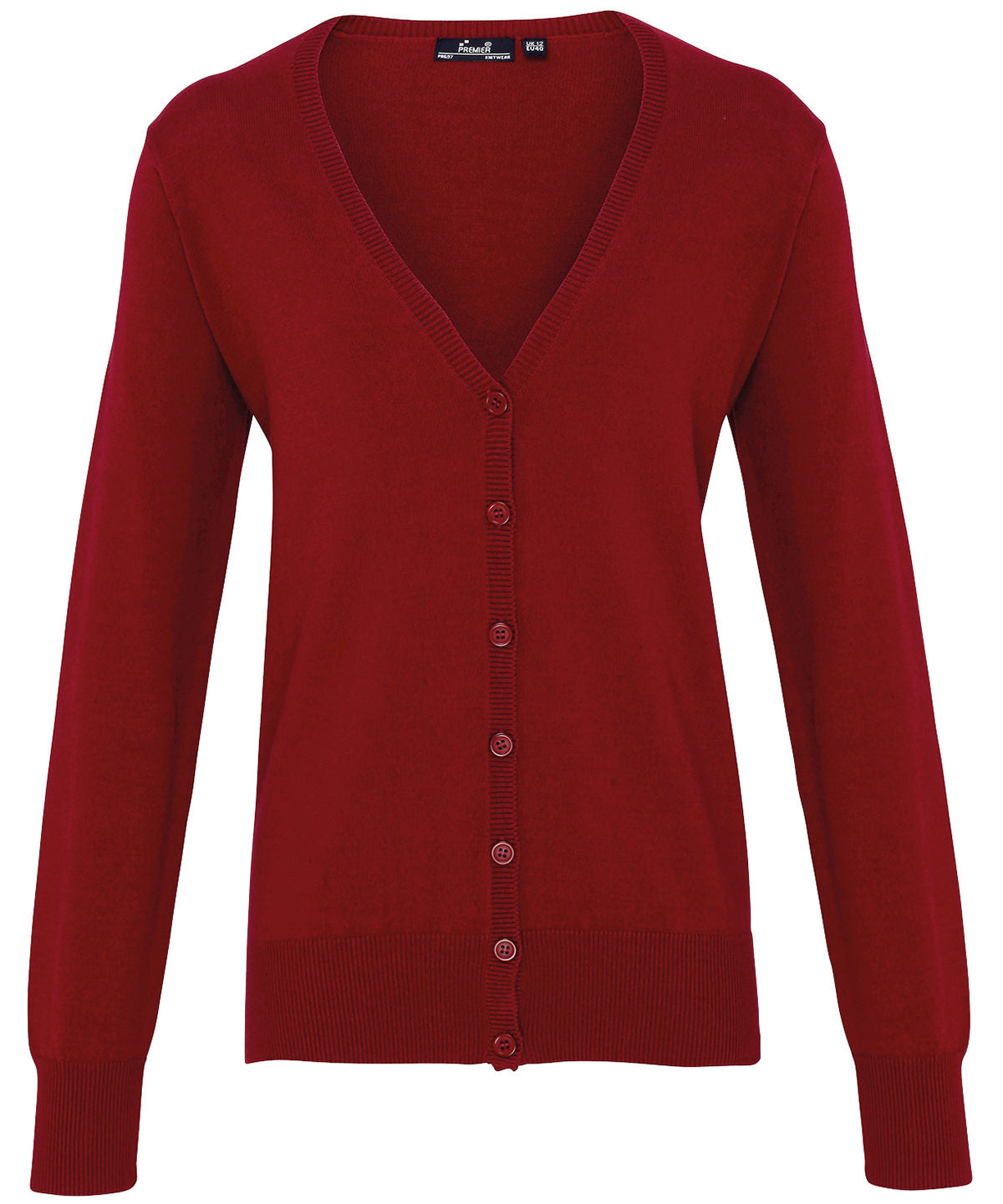 PR697  Women's button-through knitted cardigan