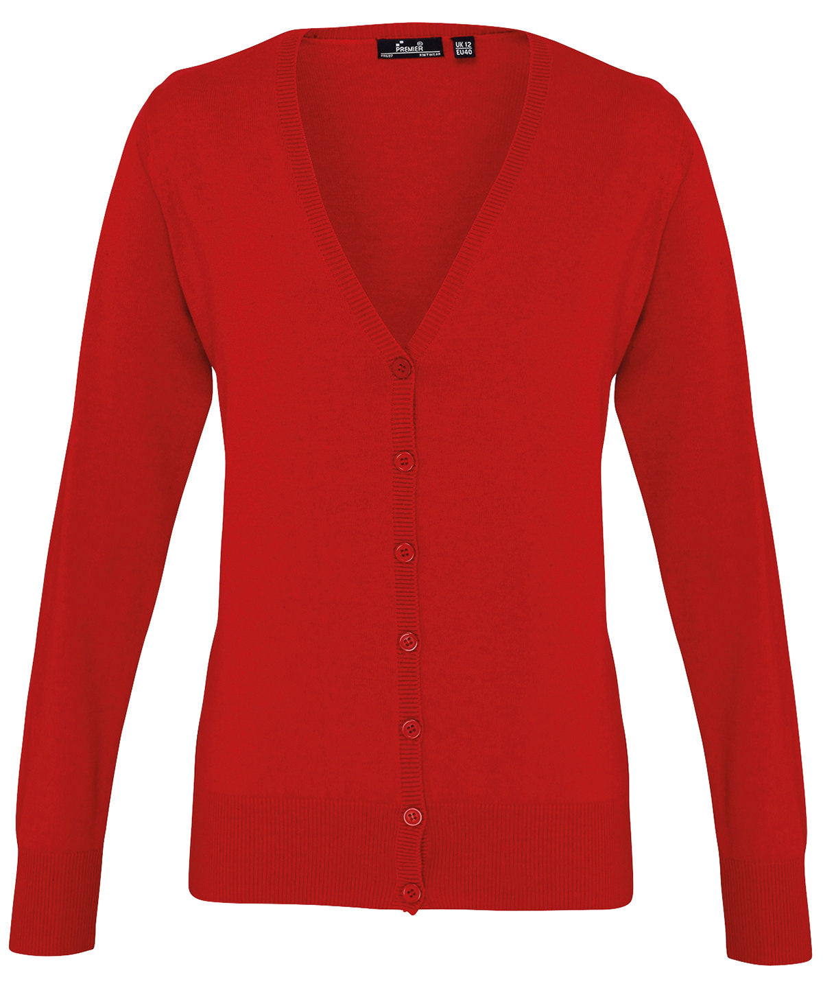 PR697  Women's button-through knitted cardigan