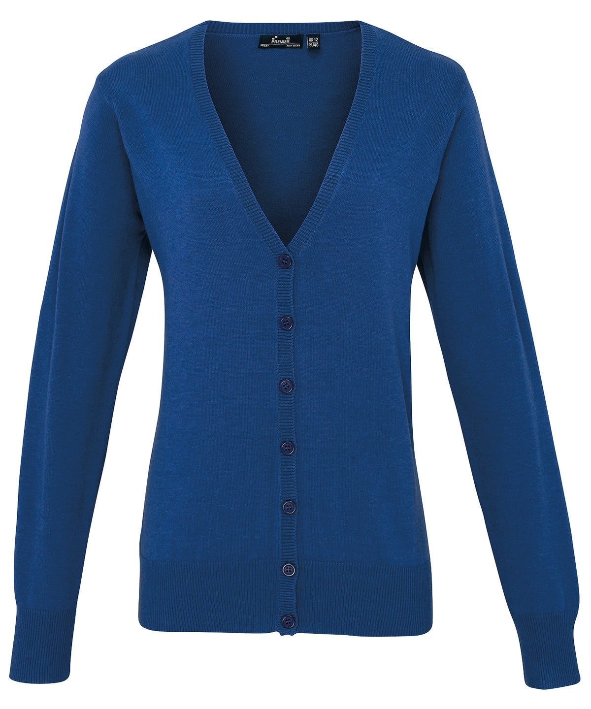 PR697  Women's button-through knitted cardigan