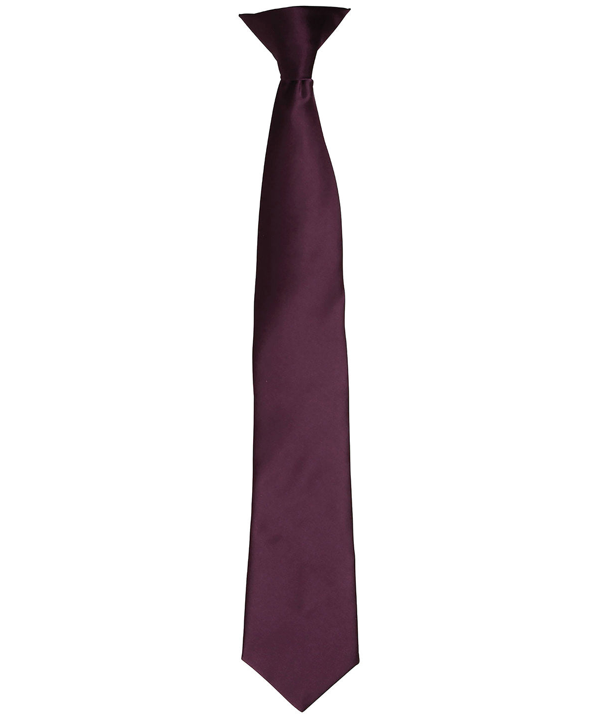 PR755  'Colours' satin clip tie