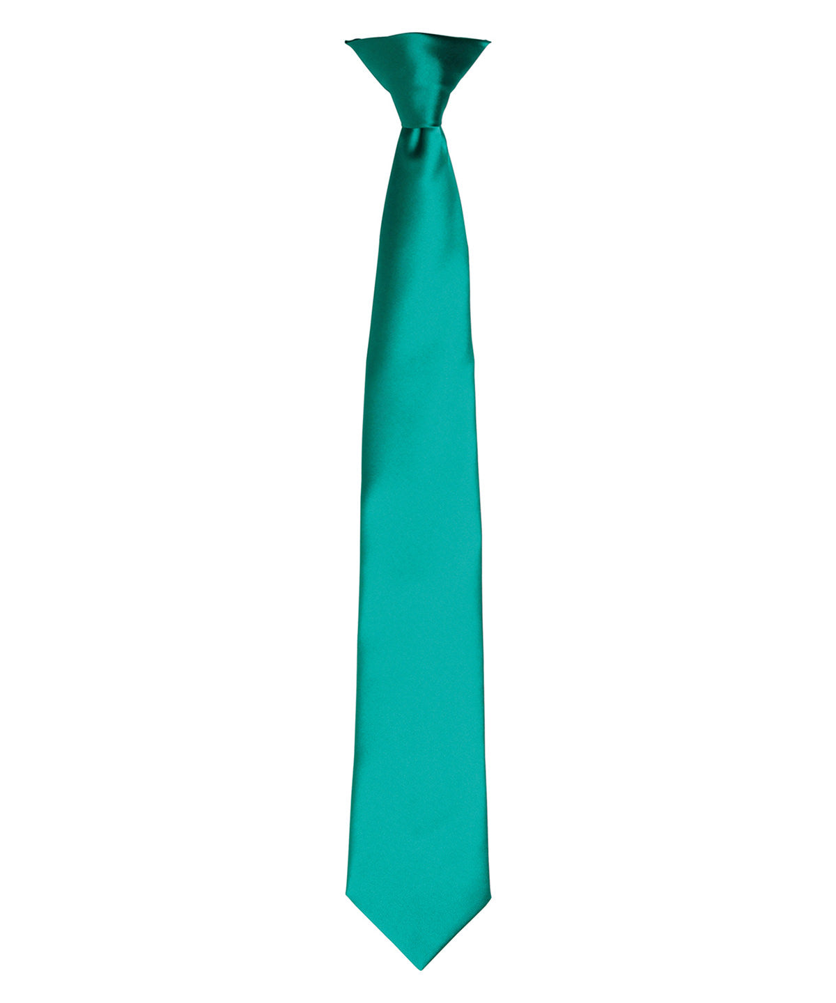 PR755  'Colours' satin clip tie