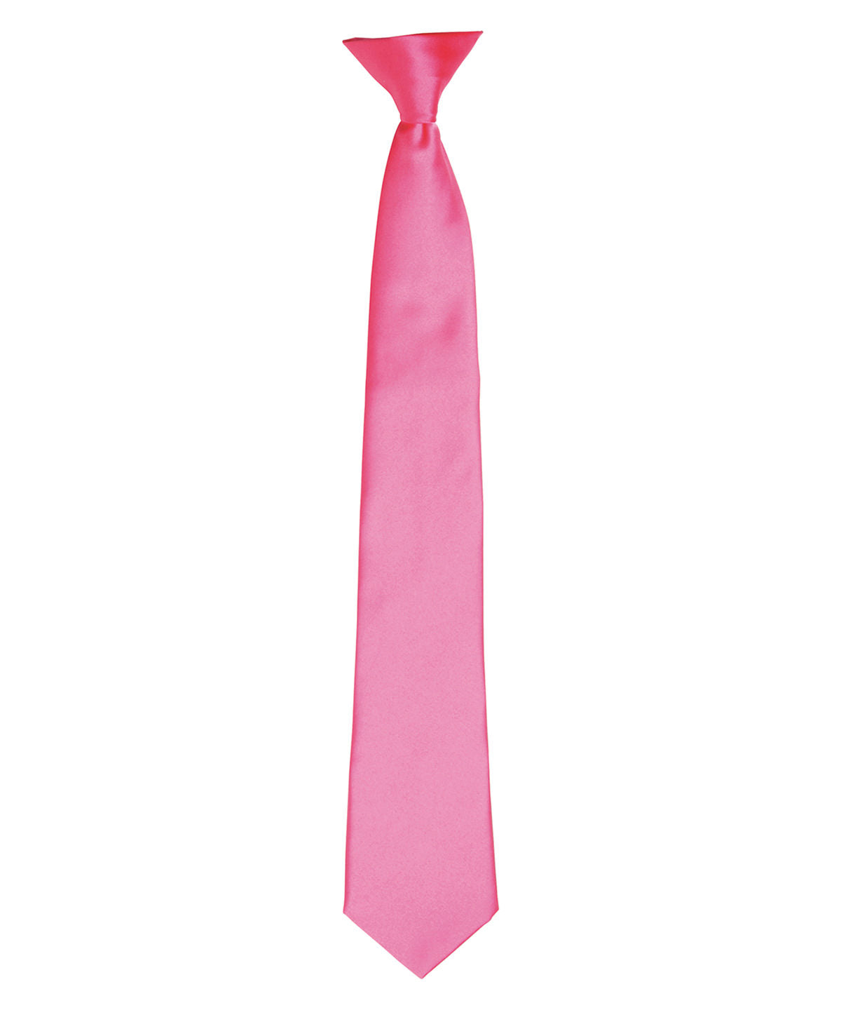 PR755  'Colours' satin clip tie