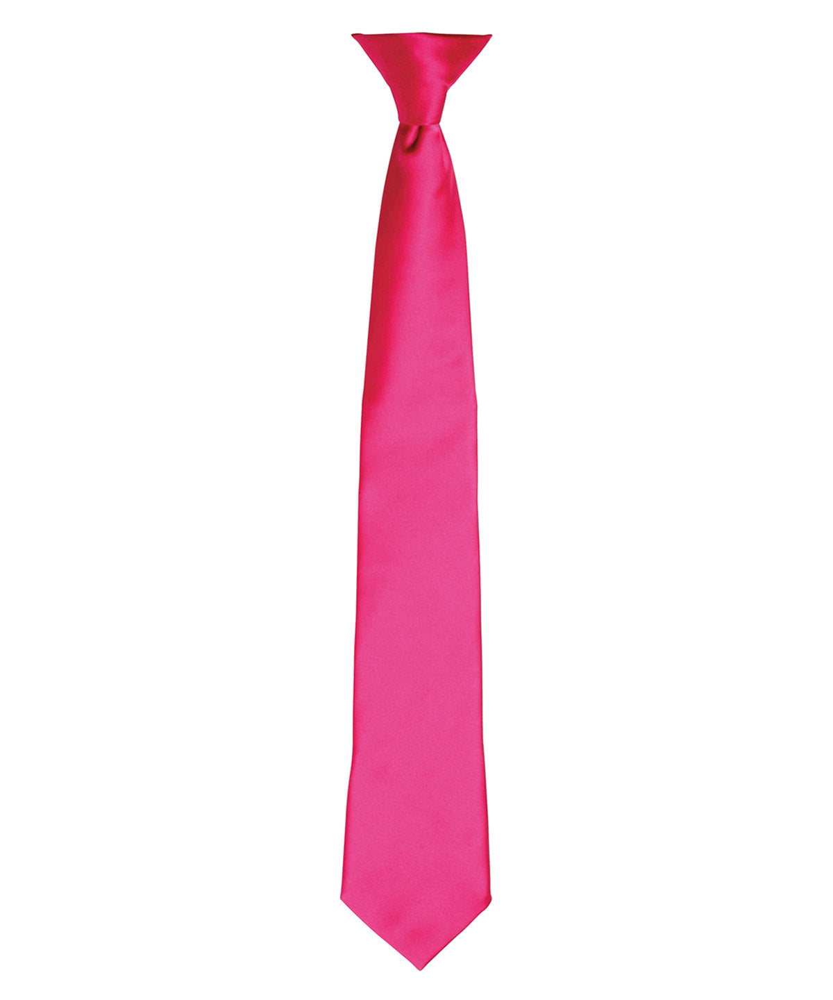 PR755  'Colours' satin clip tie