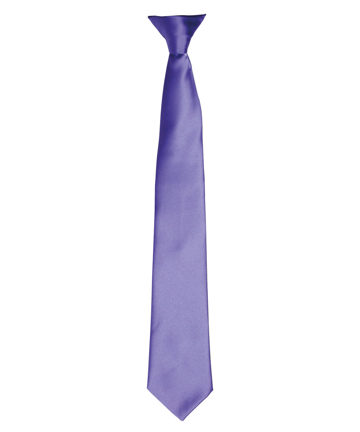 PR755  'Colours' satin clip tie